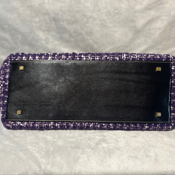 Kate Spade Purple and Black Tweed Shoulder Bag - Picture 7 of 7